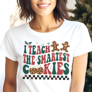 T-shirt En Tri-matière J'enseigne aux cookies les plus intelligents Noël