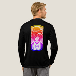 T-SHIRT  EN TRI-MATIÈRE JERSEY CON DISEÑO DE MONO