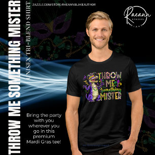 T-shirt En Tri-matière "Jette-Moi Quelque Chose, Monsieur" Mardi Gras T-S