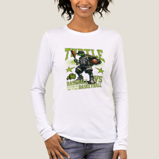 T-shirt En Tri-matière jeu de basket-ball de tortue