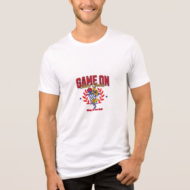 T-shirt En Tri-matière Jeu De Basket Sur T-shirt (Recto)