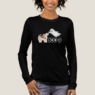 T-shirt En Tri-matière Joli Boo Chien Halloween Effrayant