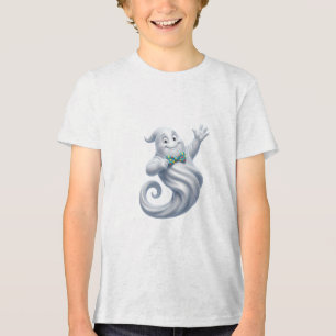 T-shirt En Tri-matière Joli fantôme avec nœud papillon pour Halloween