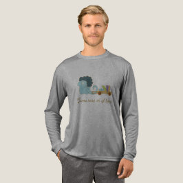 T-shirt En Tri-matière Joli monstre bleu avec chariot