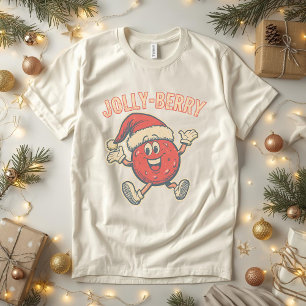 T-shirt En Tri-matière Jolly-berry - Funny Christmas Fruit Pun