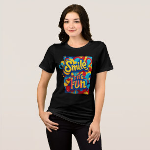T-shirt En Tri-matière "Jouer aux sourires"
