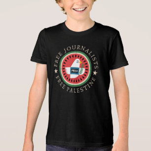 T-shirt En Tri-matière Journalistes libres Libérez la Palestine