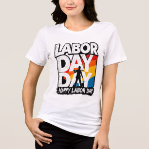 T-shirt En Tri-matière Joyeuse fête du Travail 2026 Travailleur américain