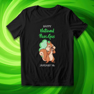 T-shirt En Tri-matière Joyeuse Fête nationale du gaz 7 janvier