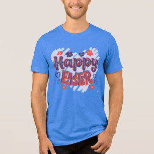 T-SHIRT EN TRI-MATIÈRE JOYEUSES PÂQUES