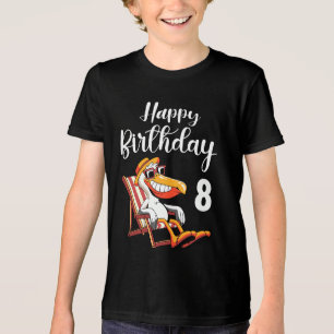 T-shirt En Tri-matière joyeux 8ème anniversaire