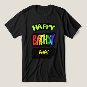 T-shirt En Tri-matière Joyeux anniversaire, mec ! Fun Party personnalisée