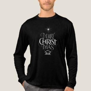 T-shirt En Tri-matière Joyeux CHRISTmas Calligraphie de la Marque Religie