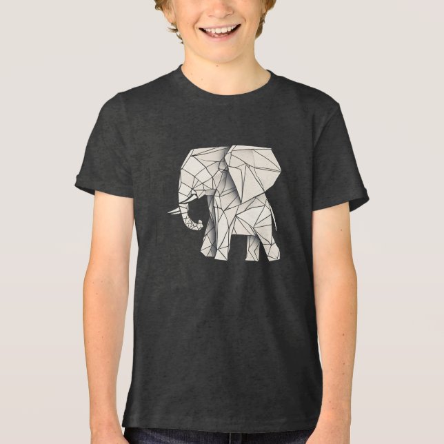 T-shirt En Tri-matière Joyeux éléphant (Recto)