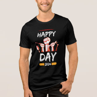 T-shirt En Tri-matière Joyeux jour de travail T-shirt design