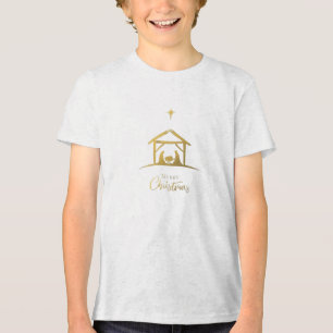 T-shirt En Tri-matière Joyeux Noël et depuis Baby jesus