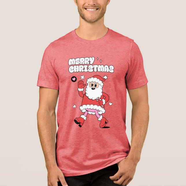 T-shirt En Tri-matière Joyeux Noël - Super Père Noël Strut (Recto)