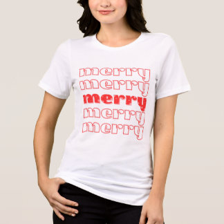 T-shirt En Tri-matière Joyeux T-shirt Noël