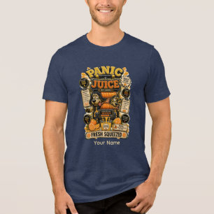 T-shirt En Tri-matière Jus de Panique Fraîchement Pressé Tableur Drôle