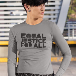 T-shirt En Tri-matière Justice Égale Pour Tous - Chemise À Manches Longue