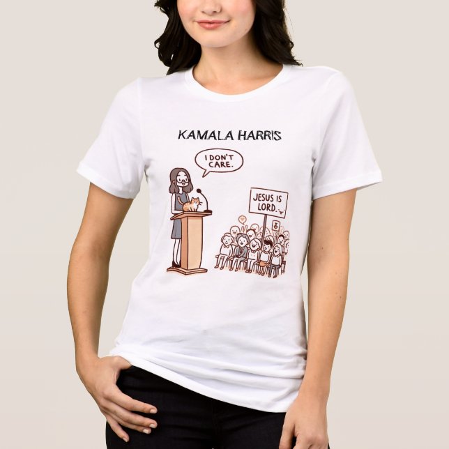T-shirt En Tri-matière Kamala Harris pas président (Recto)
