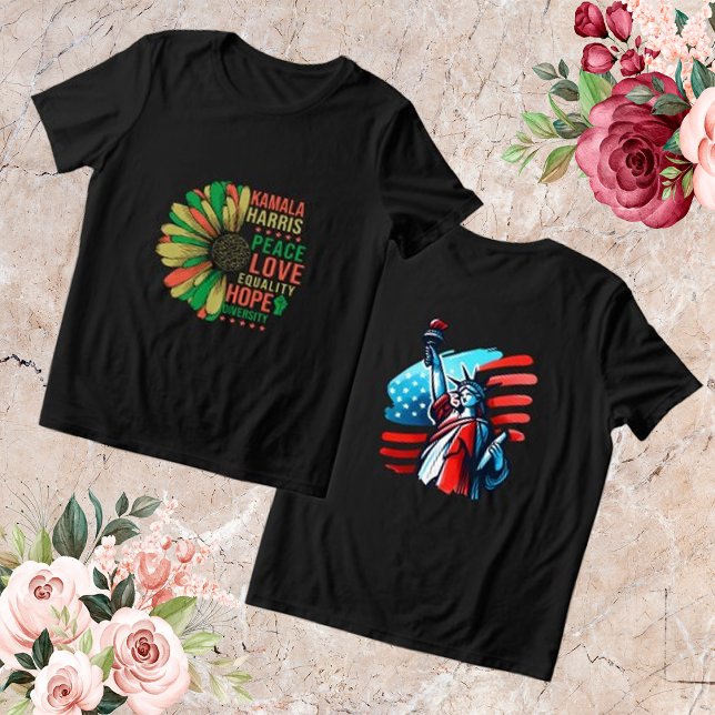 T-shirt En Tri-matière "Kamala Harris" Peace Love Hope Equality Diversity (Créateur téléchargé)
