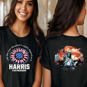 T-shirt En Tri-matière Kamala Harris : Pour le président