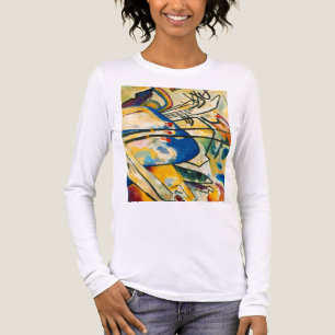 T-shirt En Tri-matière Kandinsky Composition IV Art Abstrait Royal Blue