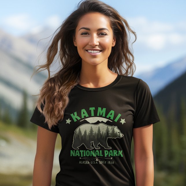 T-shirt En Tri-matière Katmai National Park Alaska Since 1918 (Créateur téléchargé)