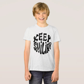 T-shirt En Tri-matière Keep Smiling! - Simple & Cheerful Happy Vibe Desig