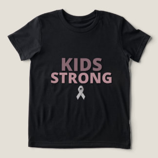 T-shirt En Tri-matière Kids Strong Cancer Awareness Shirt – Cute Inspirat