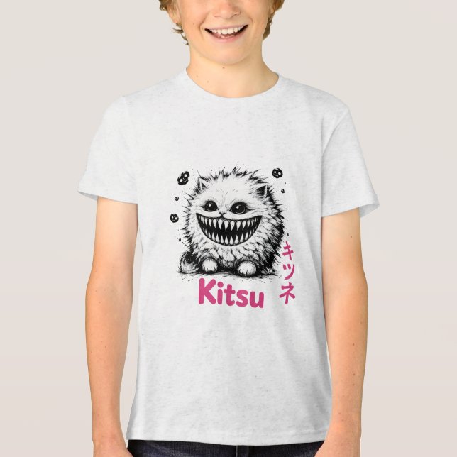 T-shirt En Tri-matière Kitsu - Soft Cat Energy (Recto)