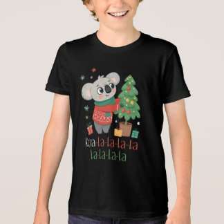T-shirt En Tri-matière Koa La La La La Noël Enfants