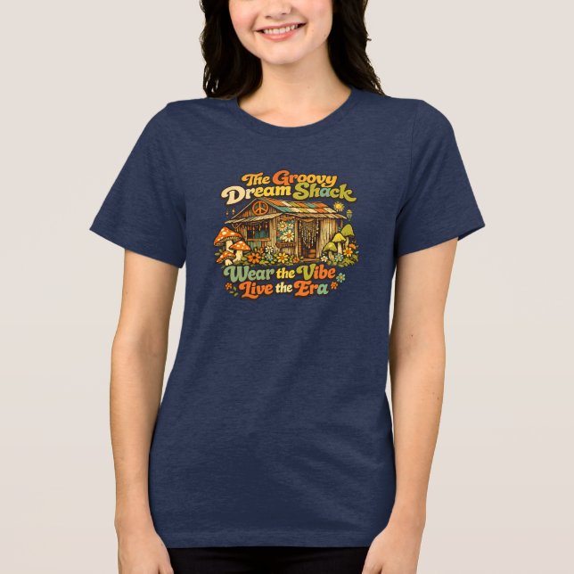T-shirt En Tri-matière La Cabane Groovy Dream (Recto)