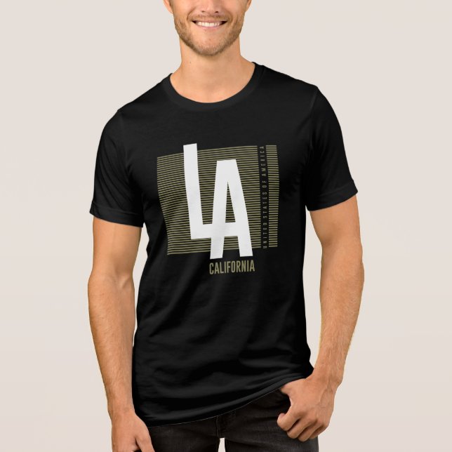 T-shirt En Tri-matière LA California : Bold City Statement (Recto)
