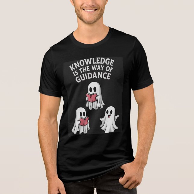T-shirt En Tri-matière La connaissance est une orientation (Recto)