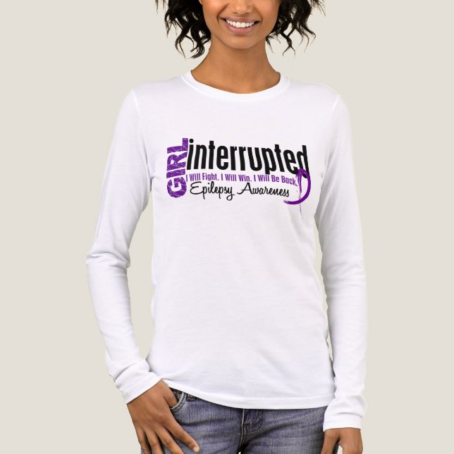 T-shirt En Tri-matière La fille a interrompu 1 épilepsie (Recto)