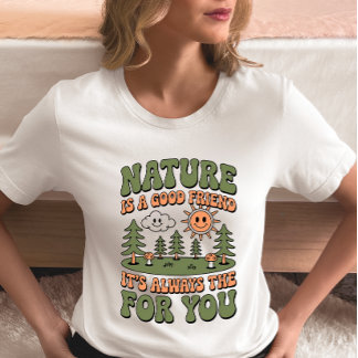 T-shirt En Tri-matière La nature est une bonne amie