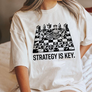T-shirt En Tri-matière La stratégie d'échecs est une conception intellect