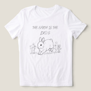T-shirt En Tri-matière La Terre est au Seigneur chrétien