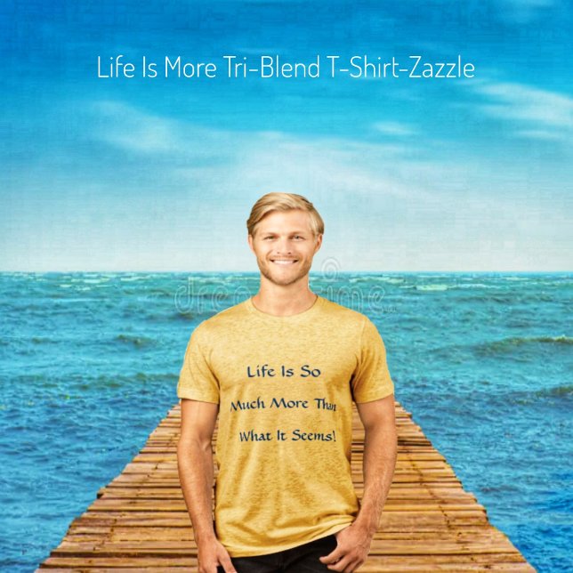 T-shirt En Tri-matière La vie est plus t-shirt (Créateur téléchargé)
