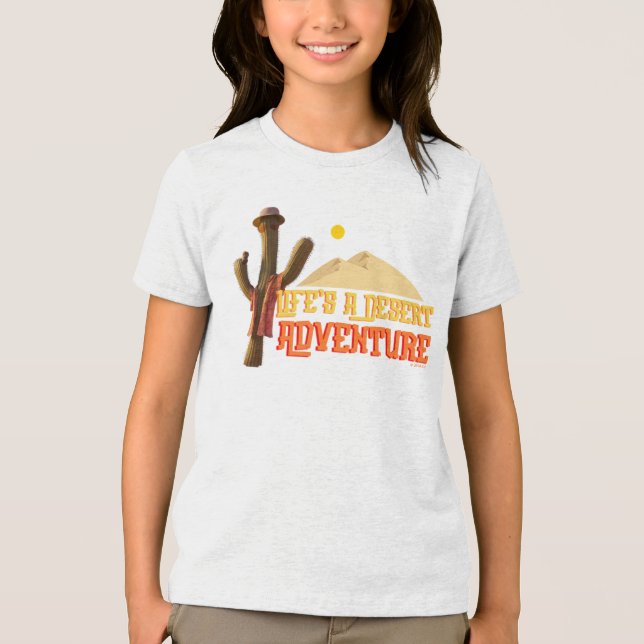 T-shirt En Tri-matière La vie est une aventure désertique (Recto)