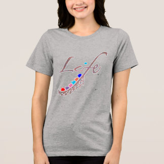 T-shirt En Tri-matière La vie multicolore est des montagnes russes