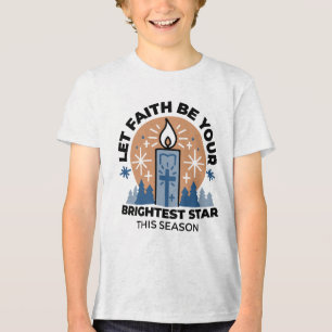 T-shirt En Tri-matière Laisser la foi briller : Thème hiver