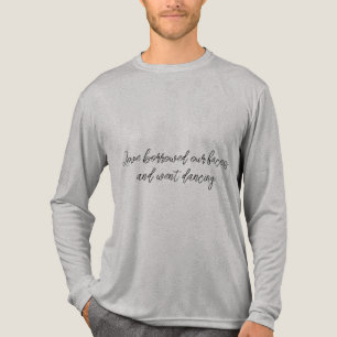 T-shirt En Tri-matière L'amour a emprunté nos visages et est allé danser