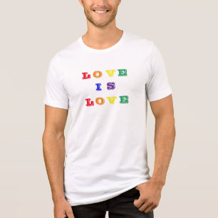 T-shirt En Tri-matière L'Amour Est Une T-shirt Fierté D'Amour