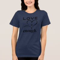 L'Amour Suffit Typographie Uni Bleu Marine
