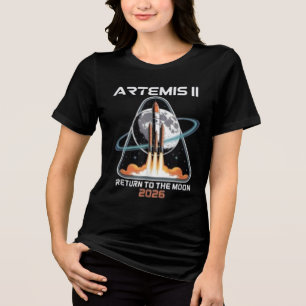 T-shirt En Tri-matière Lancement d'Artemis II vers la Lune 2026