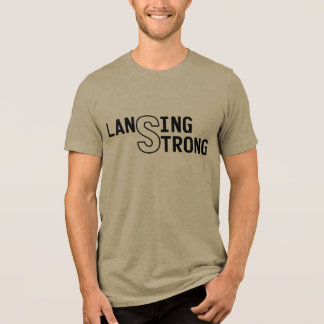 T-shirt En Tri-matière LANSING STRONG / HURRICANE HELENE (conception noir