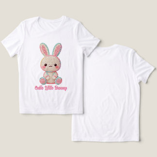T-shirt En Tri-matière Lapin au Crochet Sucré